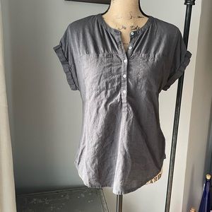 NWOT LUCKY BRAND GRAY SHORT SLEEVE TEE